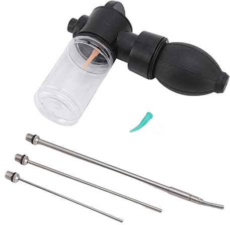 Haofy Pest Control Bulb Duster, Pest Control Sprayer with 3 Stainless Steel Nozzles Termite Removal Tool Set for Agricultur