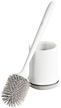 Plastic Toilet Brush - WH/GY with TPR Head