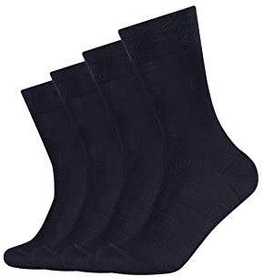 Camano Herren Online Men Mercerised Cotton 4er Pack Socken, Navy, 39 EU