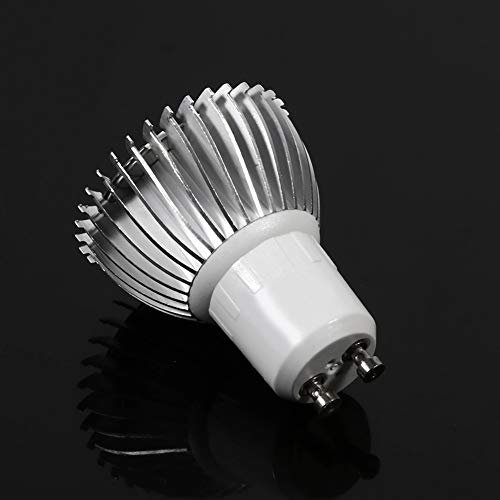 LiebeWH 28 W Vollspektrum-Glühbirne, Weiße LED-Wachstumslampe, Wachstumslampe für Blumenpflanze, 85 V-265 V, GU10 (GU10)