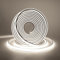 Wisada 220V COB Tira LED [0.5M,Blanco 6000-6500K]，IP65 Estanco Flexible,288 LEDs/m Cortable Silicona FCOB LED Neón CRI85+,Navidad,Fiesta,Boda,Halloween Hogar/Tienda Decoración Iluminación