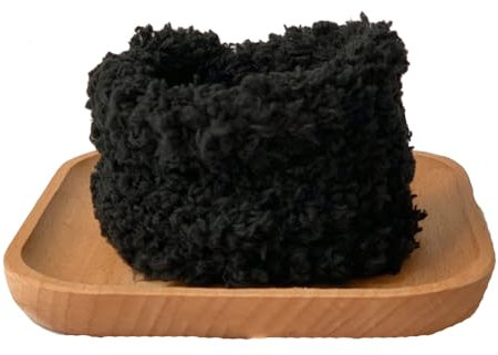 Wisafory 2 Stück 1M Chenilledraht Biegeplüsch Pfeifenputzer Bunte Plüsch Pfeifenputzerdraht Pfeifenreiniger Plüschdraht Chenille Stiele Basteldraht für Kinder DIY Handwerk Deko Schwarz