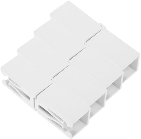 HOOTNEE 4-teiliger Gardinenschienen-verbinder Aus Kunststoff Schnallenhalter Für Gardinenschiene Zubehör Für Gardinenstangen