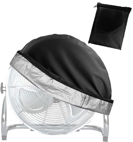 Yaoliucp Fan Cover Industrial Fan Cover 24x7.5x24 Waterproof & Dustproof Fan Cover with Drawstring and Storage Bag Heavy Duty Floor Fan Cover For 18-20 Inch Fans, Fan Cover