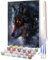 Malen Nach Zahlen Erwachsene Malen Nach Zahlen Tiere Anfänger Wilder Wolf DIY Ölgemälde Leinwand Kit für Geschenke und Home Wand Dekor (40x50cm)