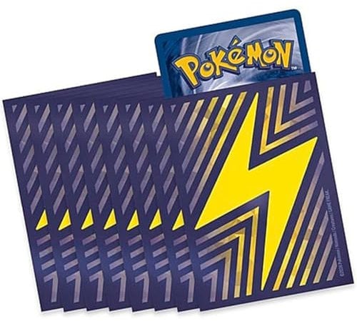 Friki Monkey Pokemon Card Sleeves - 65 Unique Cases, Plastic, 2.5 x 3.5 inches, Surging Sparks