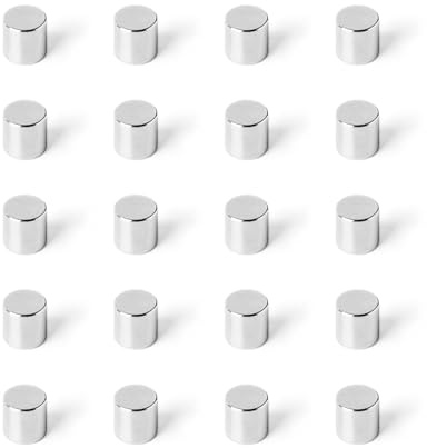 Strong Magnets Neodym Magnet - Rund 5 x 5 mm - 50 Stück - Extra stark, hält bis 800g - Für Magnettafel, Kühlschrank, Whiteboard, Pinnwand, Büro