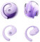 Open Ear Earbuds,earphone Wireless Bluetooth 5.4 Hifi Stereo, Type-c Rechargeable Out-of-ear Earphones, Noise Canceling Sports Bluetooth Earphones, Hanging Ear Sports Bluetooth Headset (Purple)