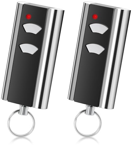 2 x Entrematic Crawford Garagensender 433,92 MHz kompatibel mit RCU 433-4K, RCU 433-2K, EA433 2KM, EA433 2KS, Magic 600, Ultra (nach 2005) - Garage Rolling Code Fernbedienung (2)