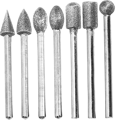 NUOBESTY Grinding Head for Stone Carving Metal Drill Bits for Electrical Deburring Function for Metal Work