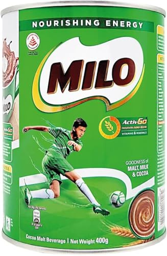 Malt Chocolate Drinking Powder Energy Drink with Vitamins & Minerals – Delicious Beverage - Vitamin D, C, B6, B12-400g