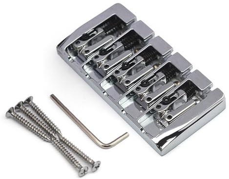 Pont de basse à 5 cordes - Accessoire pour guitare électrique - Style vintage