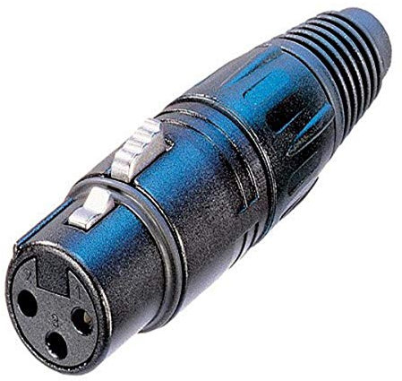 Neutrik XLR Female Plug - Black