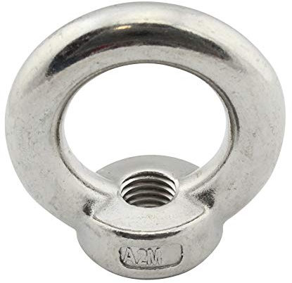 D2D | VPE: 1 Stück - Ringmutter M16 gegossen und poliert ähnl. DIN 582 aus Edelstahl A2 V2A - Öse - Zurröse - Transportöse