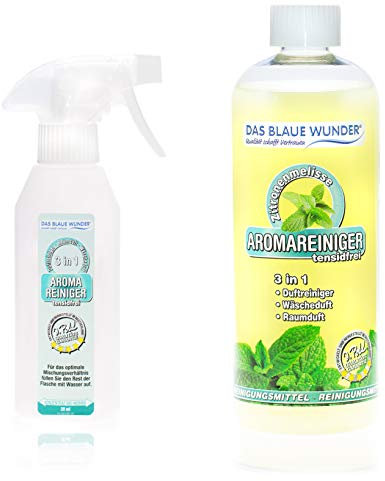 Das Blaue Wunder Aromareiniger 750 ml mit Sprühflasche (Zitronenmelisse)