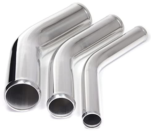 15° Alu-Bogen AD 51mm*** Alubogen Alurohr Aluminium Bogen Ladeluftschlauch