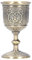 Atyhao Weinbecher, Vintage Europäische Bronze Metall Weinbecher Rot Haus Kunst Handwerk Dekoration Royal Kelch Whisky Getränk Partybedarf [S] Tassen