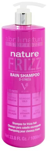 abril et nature - Nature Frizz - Haarmaske - Für krauses Haar - Spendet Feuchtigkeit und hält das Haar glatt - Macht das Haar weicher und glänzender - Professionelle Friseurbehandlung - 200 ml