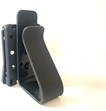 Sportschütze Gehörschutz Halter Spuckschutz/Visier Halter Trage Clip Kydex (Multi Clip Schwarz)