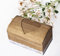 Hwart Hochzeit Ringschatulle Ring Box Holz Ringkissen Hochzeit Ring Schachtel für Verlobungsring Vintage mit Spitze