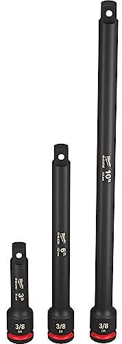 Milwaukee Electric Tool 3 Piece 3/8 Drive Impact
