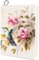 CRASPIRE Vogel, Dehnbarer Bucheinband, Kolibri, Tier, Blume, Waschbar, Wiederverwendbar, Großer Nylon-Buchschutz, 9.4x15.7,{5} cm, Elastische Notizbuchhüllen, Geeignet Für Die Meisten Hardcover-Bücher