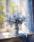 Giahism Malen Nach Zahlen Erwachsene-Blumen Malen Nach Zahlen,Malen Nach Zahlen Erwachsene Blumen für Home Décor(30X40cm)