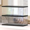 Joody Vitrine für Sammlung, Vitrine, Acryl, für Miniatur-Figuren, transparentes Plexiglas-Box mit Tür, Aufbewahrungsregal für Schaufenster, staubdicht (30 x 10 x 26,8 cm)