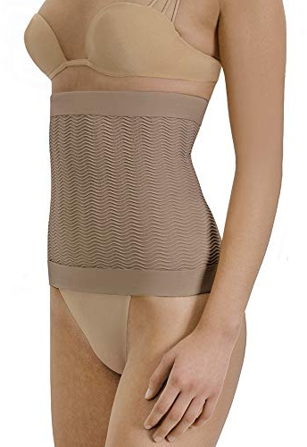 SOLIDEA Unisex Silver Wave Bauchband | Damen Kommpression-Bauchband, Herren Kommpression-Bauchband