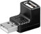 Goobay abgewinkelt USB-Adapter schwarz