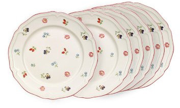 Villeroy & Boch Petite Fleur Petit Déjeuner Lot de 6 Assiettes.