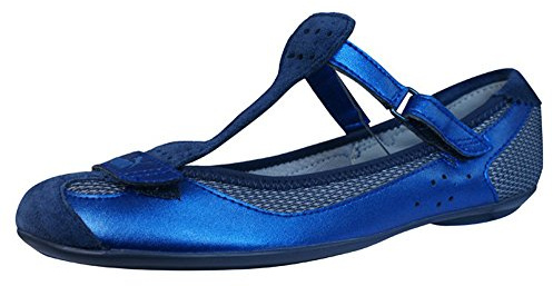 Puma Zandy T-Strap Womens Ballet Pumps/Shoes - Blue - SIZE UK 4