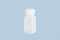 hünersdorff Weithalsflasche zum Befüllen mit Schraubverschluss aus LD-PE (bruchsicher und lebensmittelgeeignet), 100 ml, transparent