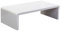 Table Basse 120 x 60 cm en MDF Blanc Finition Brillante Style Minimaliste Milwaukee