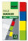 Sigel© Haftmarker Transparent, grn, gelb, blau, rot, 20x50 mm, 160 Streifen
