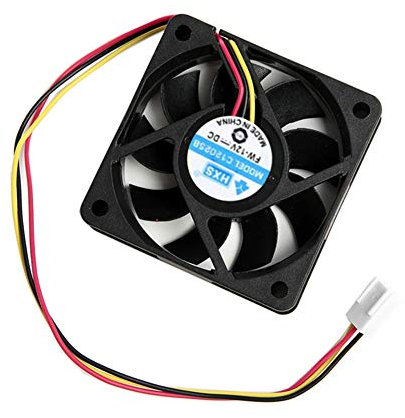 R04 3-Pin 12V 60x60x15mm Brushless Lüfter – PC Gehäuselüfter, Silent Cooling, Effizienter Kühler