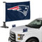Promark NFL New England Patriots Flaggen-Set, 2-teilig, Ambassador Stylenew England Patriots Flaggen-Set, 2-teilig, Ambassador-Stil, Team-Farbe, Einheitsgröße