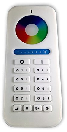 8 Kanal LED Fernbedienung 2.4 G RGB-WW WiFi - Steuerung für C-Light GmbH/licht-discount 2.4G RGB-WW Einbauleuchten, 2.4 G RGB-WW Boden und Gartenleuchten & 2.4 G RGB-WW Controller für LED Strips