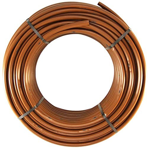 Suinga TUBERIA 16MM AUTOCOMPENSANTE 50 CM, 100 metros RIEGO por GOTEO y ENTERRADO. Espesor pared 1,15 mm. Caudal 2,2 l/h, marrón