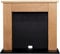 Adam Chester Electric Stove Fireplace in Oak & Black, 39 Inch