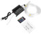 DEWIN Optic Star, 16W RGBW LED Kunststoff Glasfaser Deckendekor Kit Light Engine mit Kabelfernbedienung (EU)