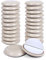 Ezprotekt Ø 60mm Filzgleiter Selbstklebend, Möbelgleiter zum Verschieben von Möbeln auf Teppich, Beige, 16 Stück Filzgleiter für Stühle, Möbelgleiter Filz Selbstklebend, Mit Idealer Klebkraft