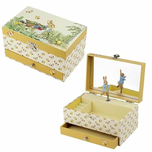 Jomoval Personalised Large Peter Rabbit Musical Box | Peter Rabbit Music Box Personalised by engraving TRS60860