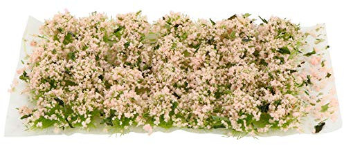 EXCEART War World Scenics Gras Gaming Base Blumen Grasbüschel Modellbau Tabletop Gelände Statische Grasbüschel Geländebau Miniatur Ornamente Eisenbahn Modellbahn Landschaftsbau Diorama Zubehör