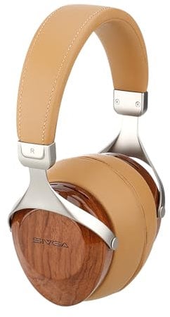 SIVGA SV021 Classic Holz geschlossen zurück verdrahtet Over-Ear Kopfhörer (Rosenholz)