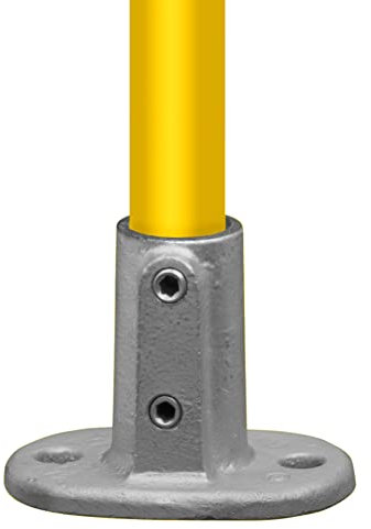 Rohrverbinder Typ 12 Fußplatte oval Ø 48,3 mm