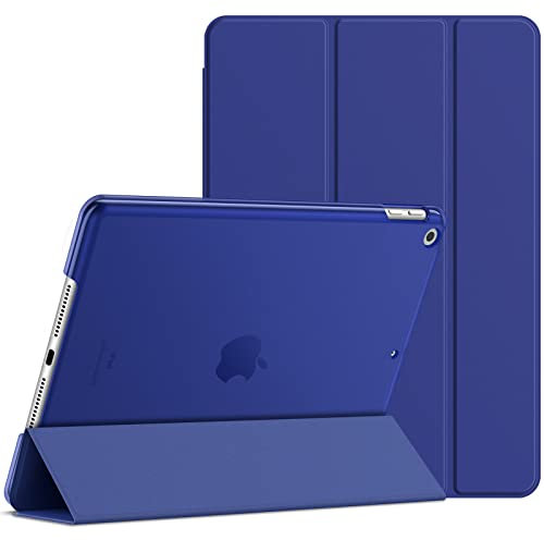 JETech Custodia per iPad 10,2 Pollici, 2021/2020/2019 Modello, 9/8/7 Generazione, Cover con Auto Svegliati/Sonno (Blu Navy)