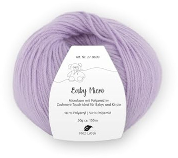 PRO LANA Baby Micro - Farbe: Flieder (41) - 50 g/ca. 155 m Wolle