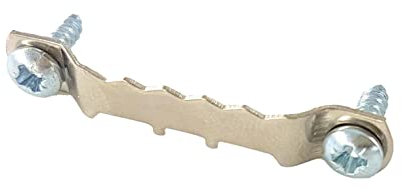 20 x Sawtooth Picture Frame Mirror Hanger 45mm + Screws (Nickel Plated)