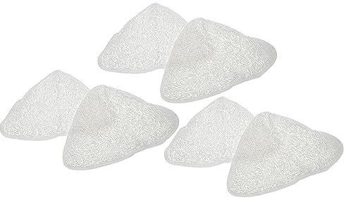 vhbw 6X Paño Limpieza reemplaza Vileda 146576 para Limpiador a Vapor, mopa a Vapor - Microfibra, Blanco